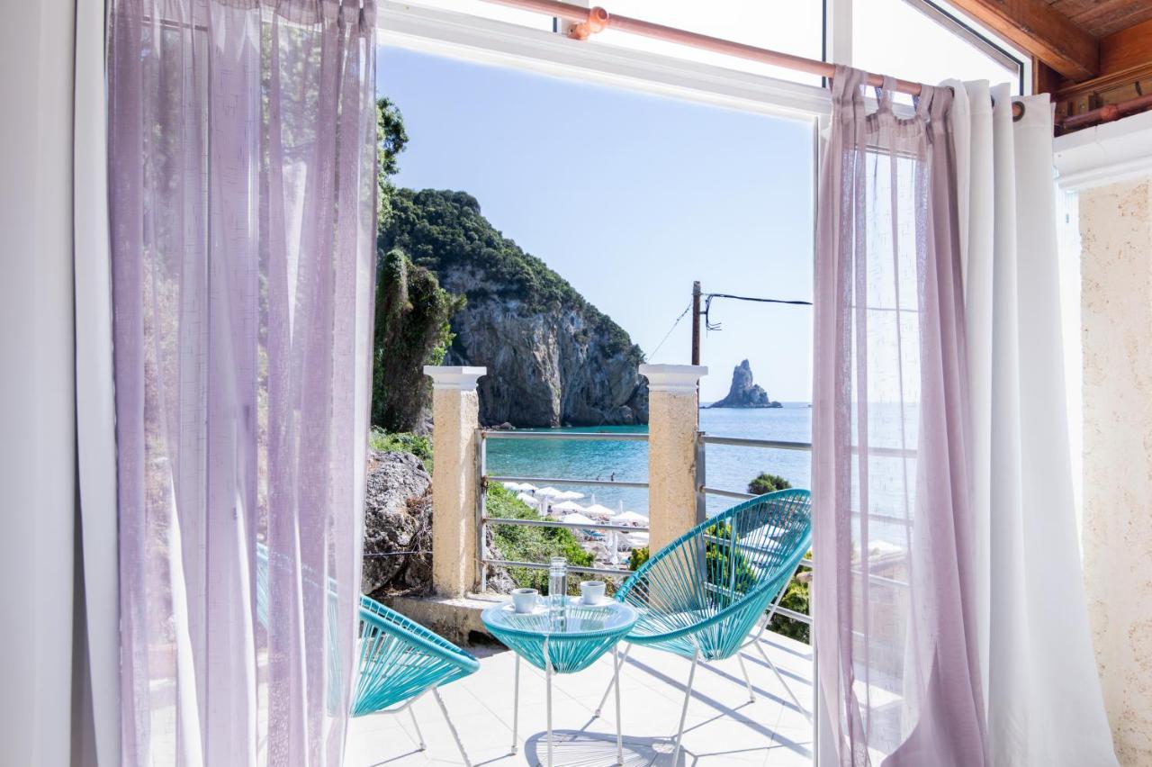 Agios Gordios Ammos House Leilighet Eksteriør bilde